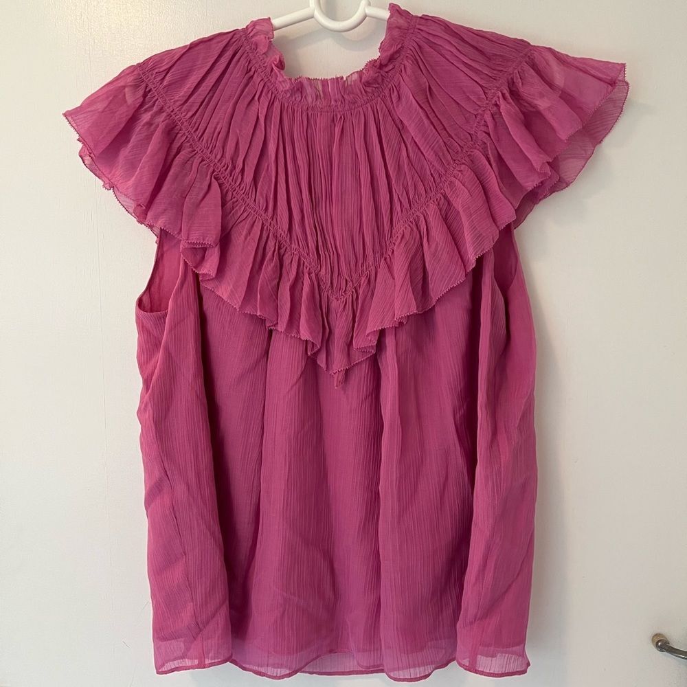 Rebecca Taylor Fuscia Blouse